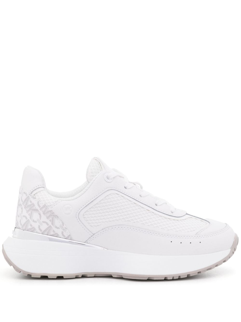 Michael Michael Kors monogram-panel leather sneakers