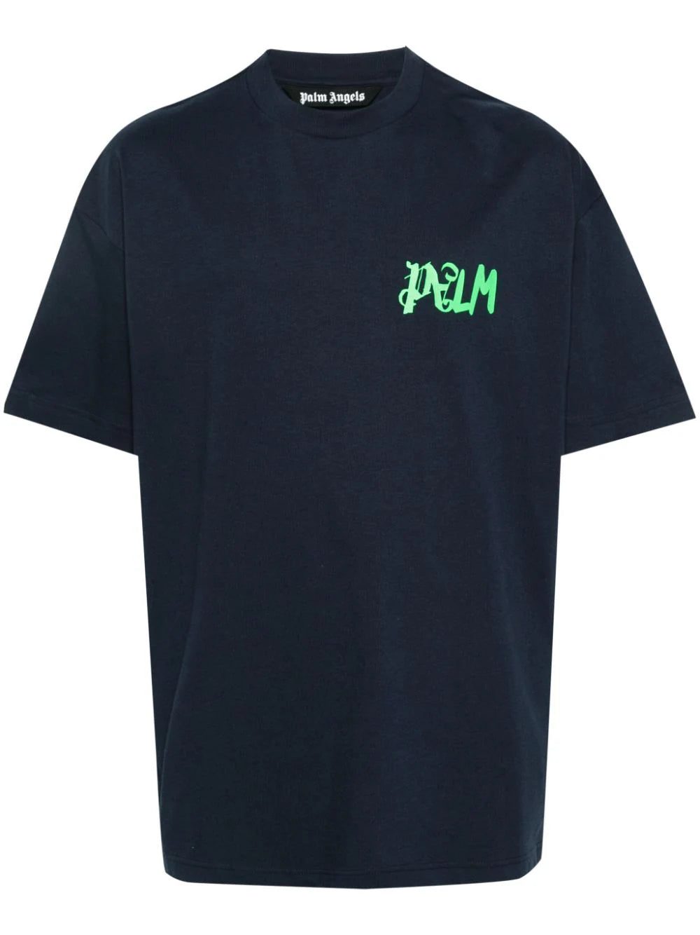 Palm Angels logo-print cotton T-shirt