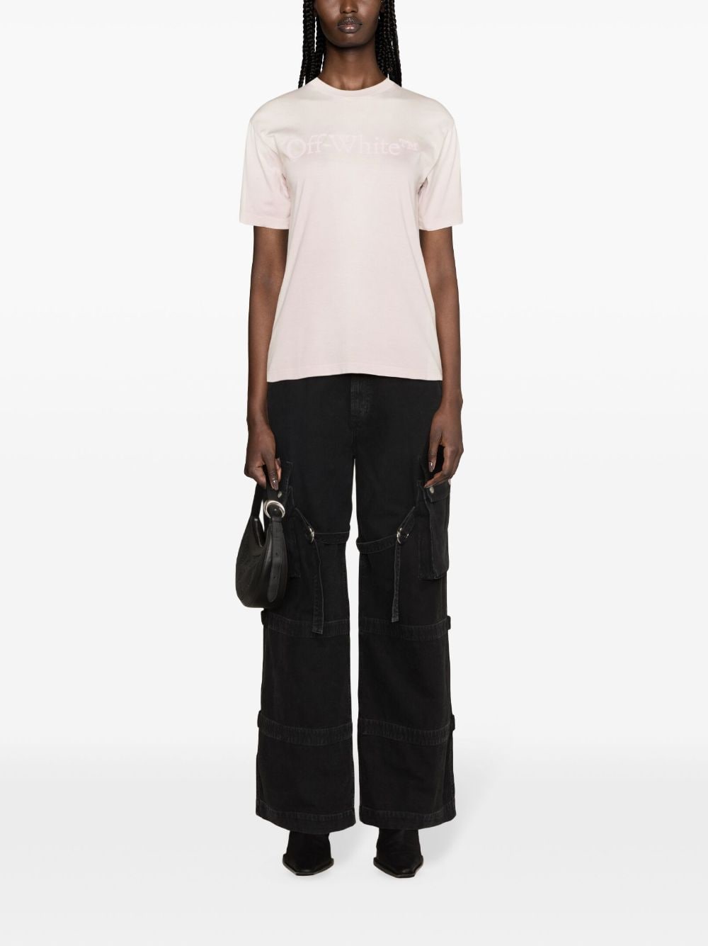 Off-White logo-print ombré T-shirt - Image 2