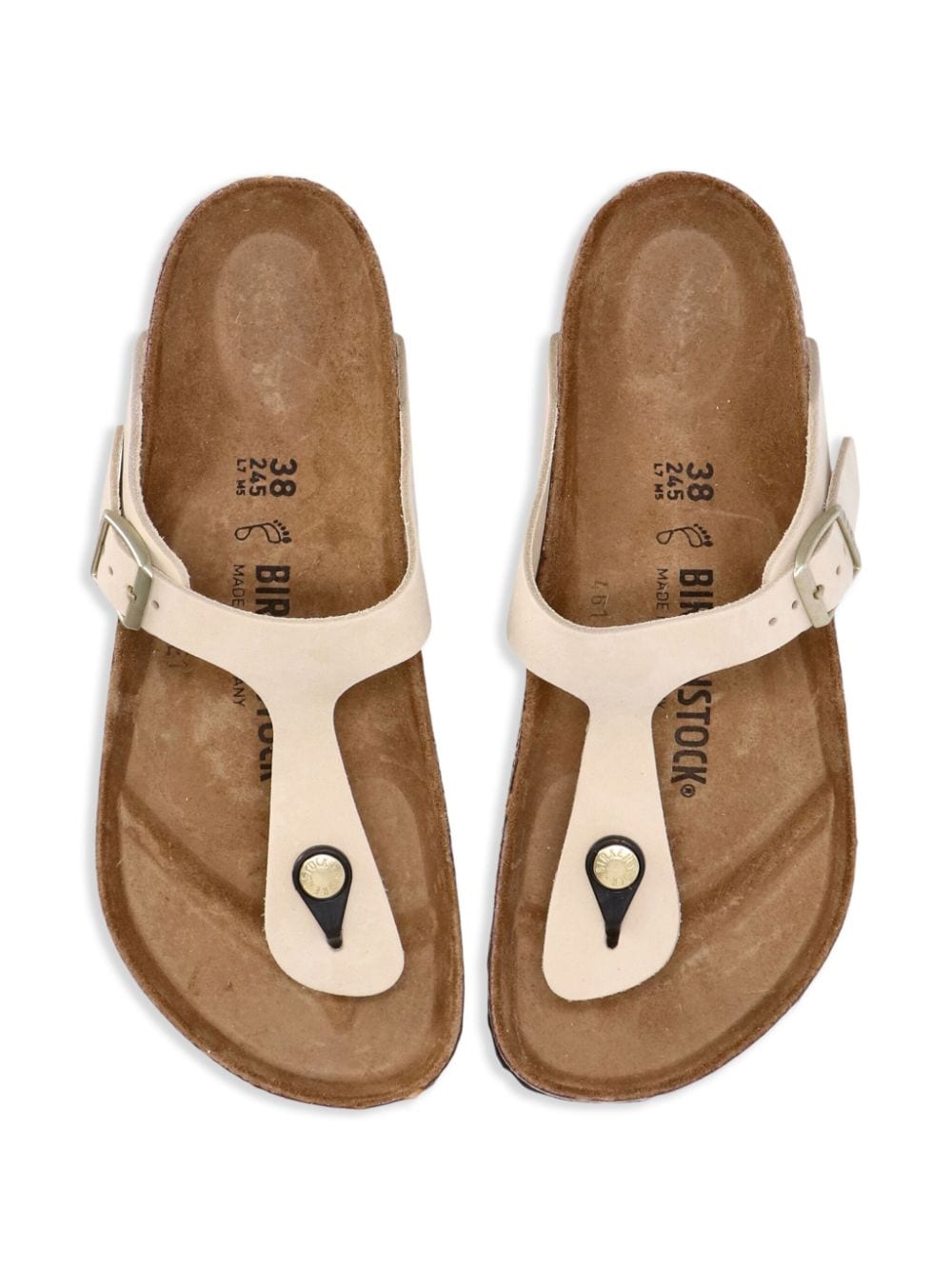 Birkenstock Gizeh leather flip flops - Image 4