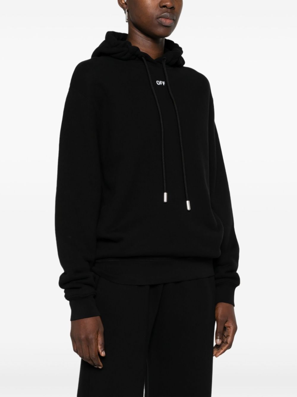 Off-White logo-print hoodie - Image 3