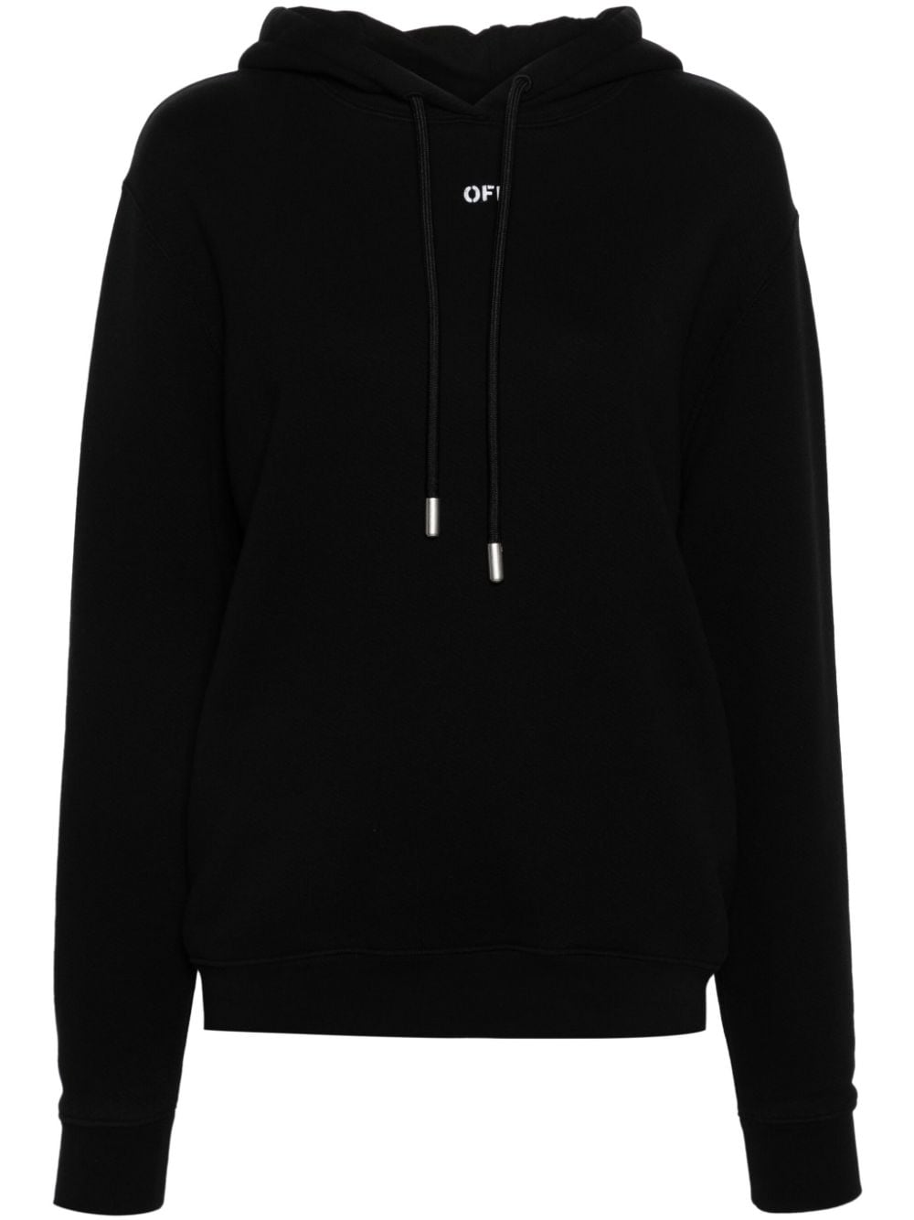 Off-White logo-print hoodie