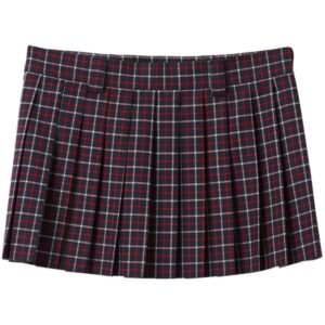 Miu Miu  Checked wool miniskirt