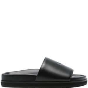 Off-White debossed-logo leather sandals