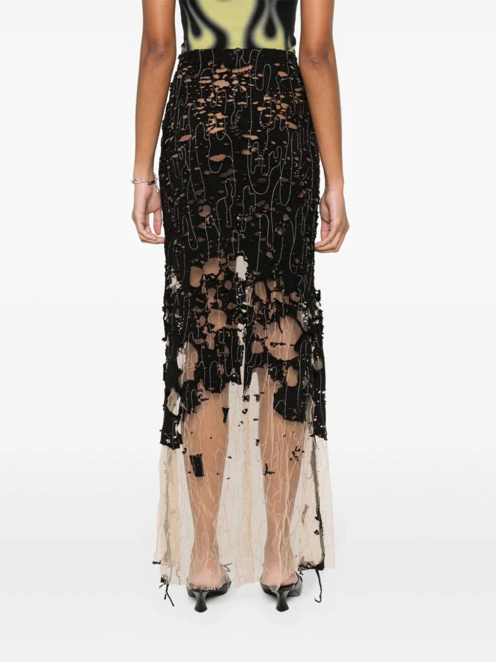 Diesel O-Leena devoré-tulle skirt - Image 4