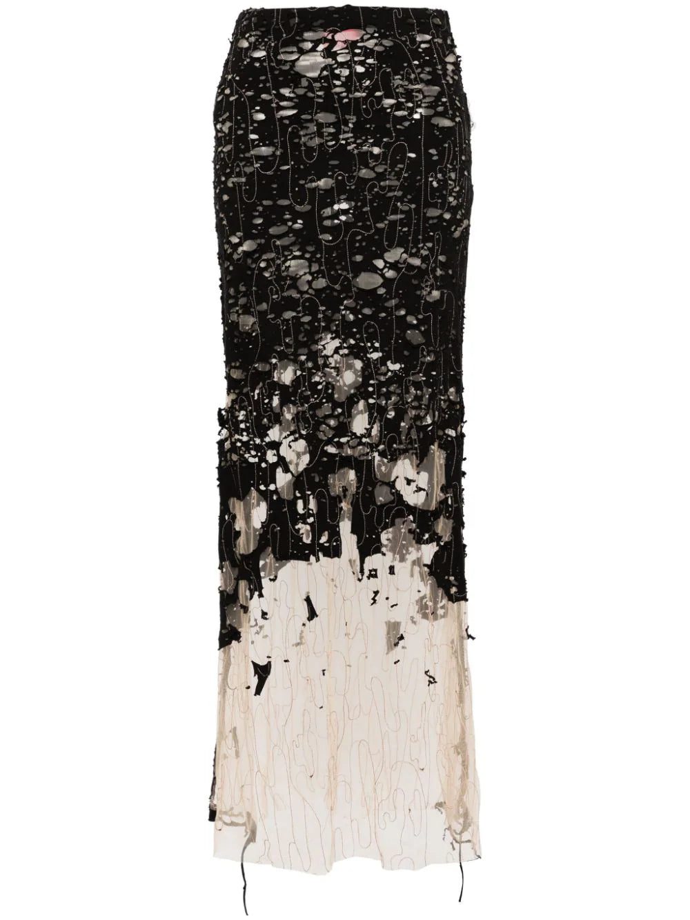 Diesel O-Leena devoré-tulle skirt