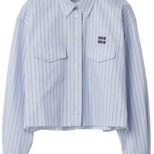 Miu Miu  striped cotton shirt