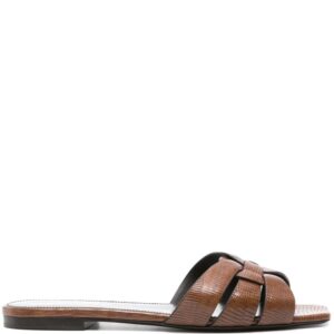 Saint Laurent Tribute leather slides