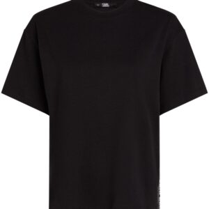Karl Lagerfeld logo-tape organic-cotton T-shirt