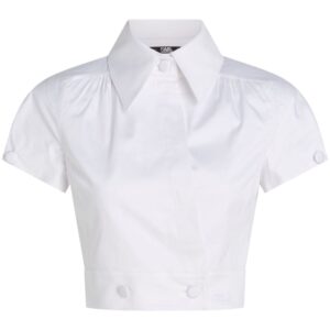 Karl Lagerfeld Archive cropped shirt