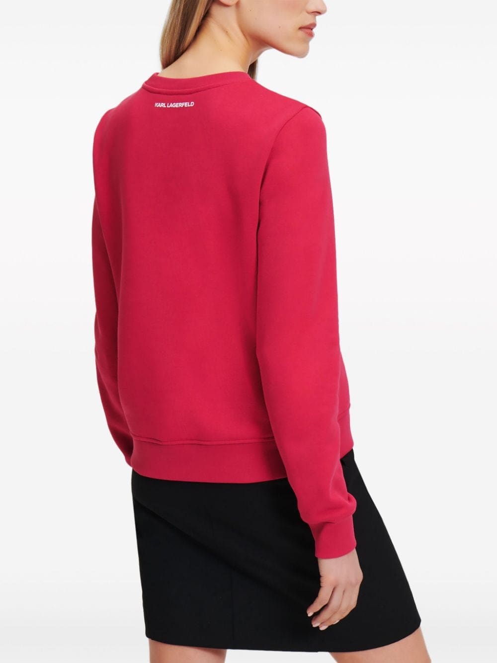 Karl Lagerfeld Ikonik logo-appliqué sweatshirt - Image 4