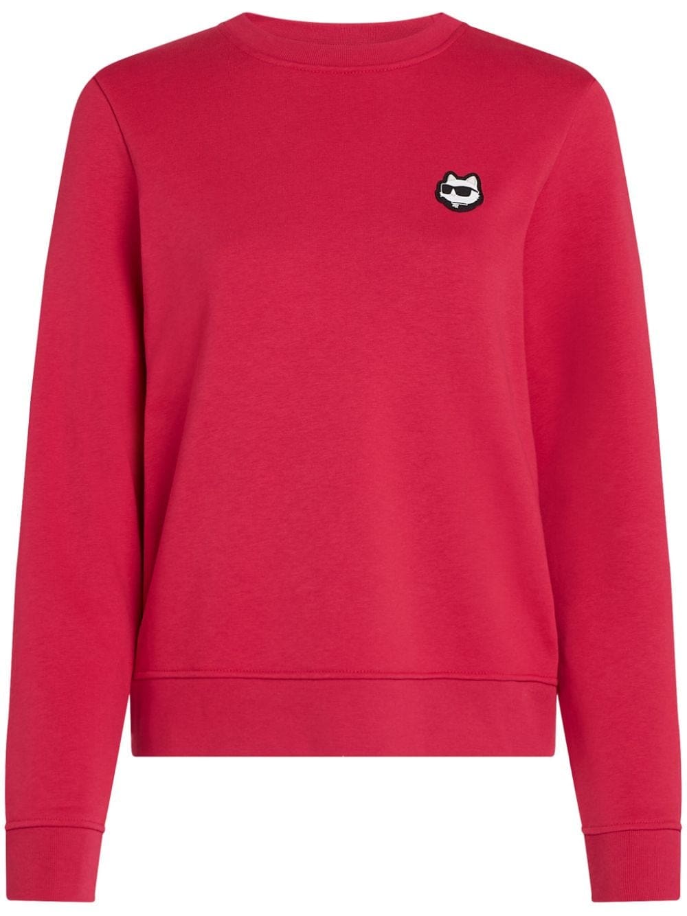 Karl Lagerfeld Ikonik logo-appliqué sweatshirt