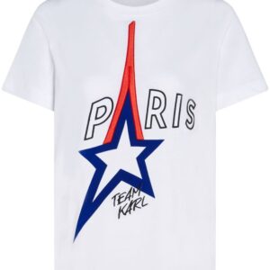 Karl Lagerfeld Paris organic-cotton T-shirt