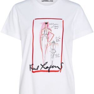 Karl Lagerfeld logo-print cotton T-shirt