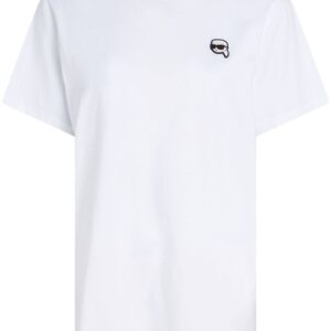 Karl Lagerfeld Ikonik logo-appliqué T-shirt