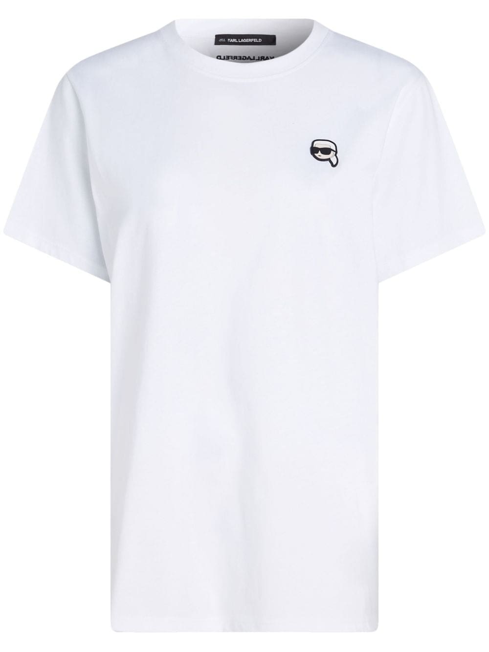 Karl Lagerfeld Ikonik logo-appliqué T-shirt