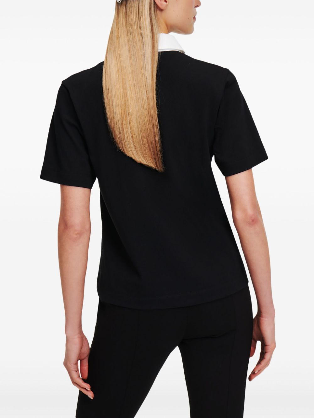 Karl Lagerfeld Signature organic-cotton polo shirt - Image 4