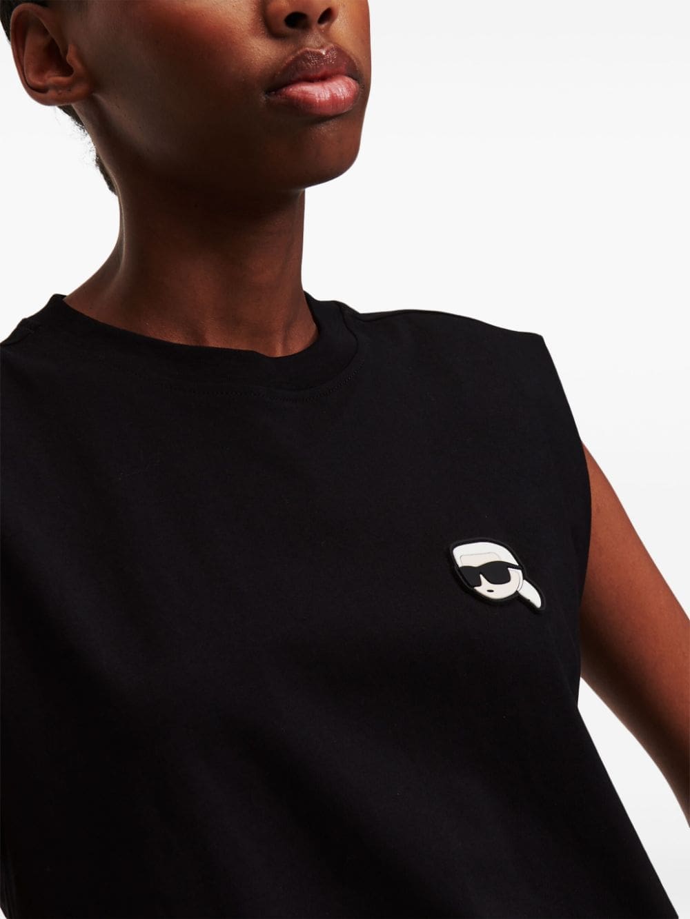 Karl Lagerfeld Ikonik appliqué-detail tank top - Image 5