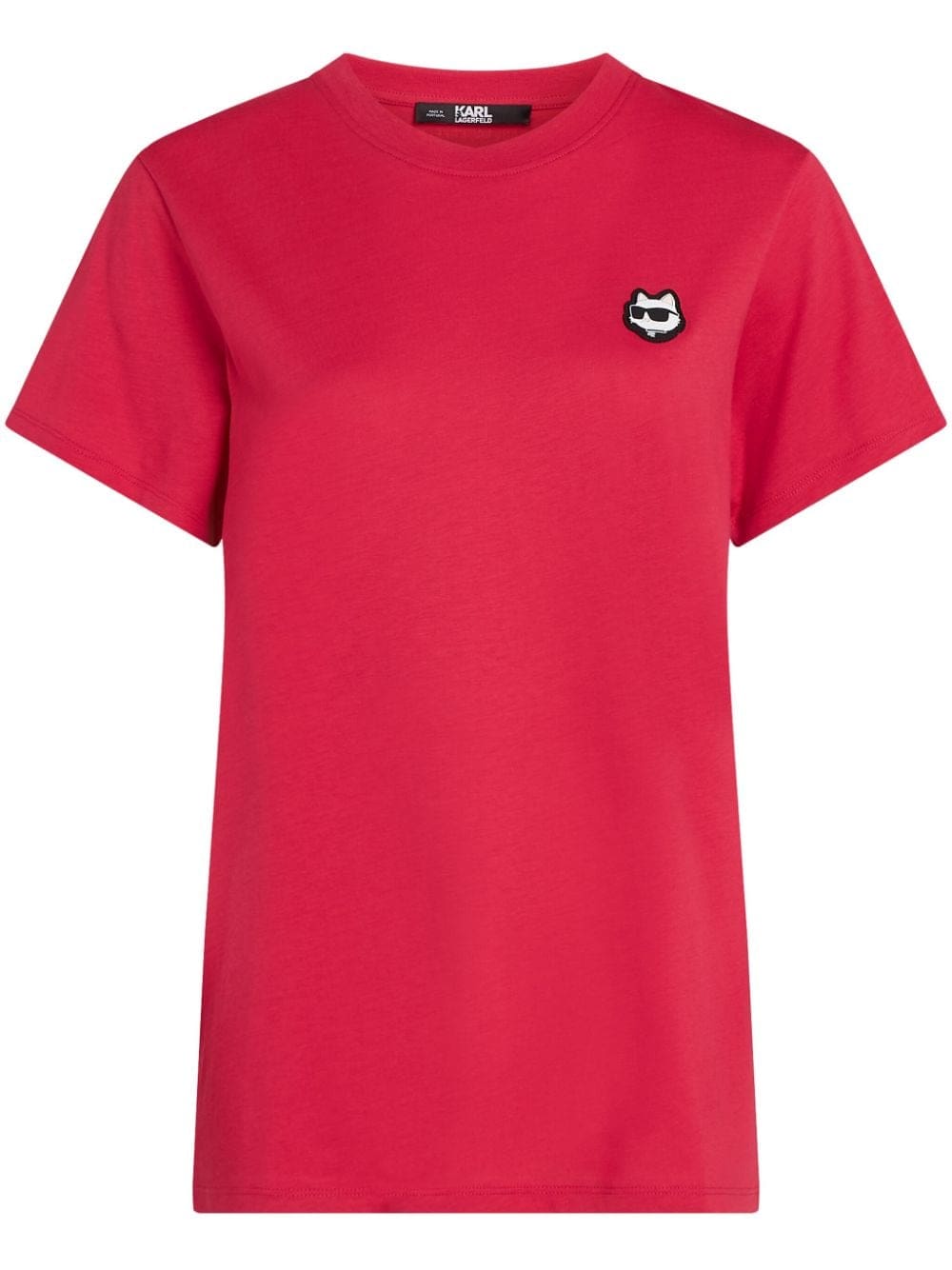 Karl Lagerfeld Ikonik logo-appliqué T-shirt