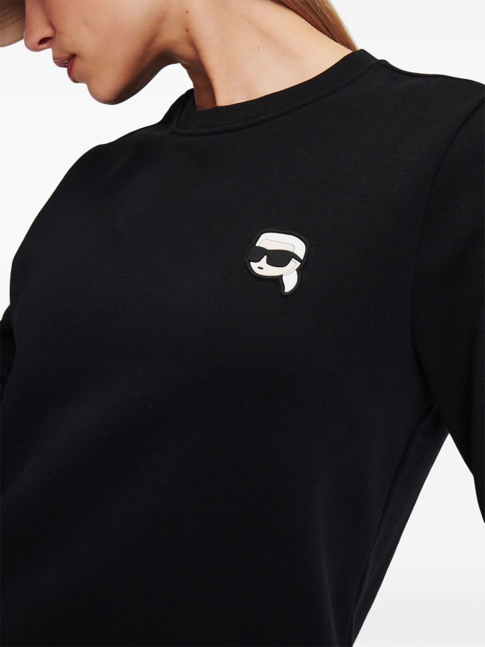 Karl Lagerfeld Ikonik logo-appliqué sweatshirt - Image 5