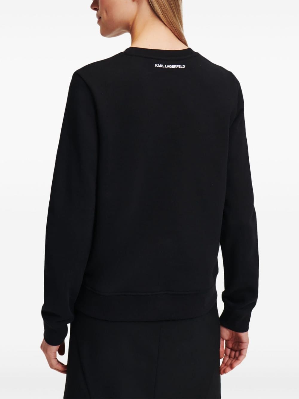 Karl Lagerfeld Ikonik logo-appliqué sweatshirt - Image 4
