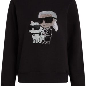 Karl Lagerfeld Ikonik rhinestone-embellished sweatshirt