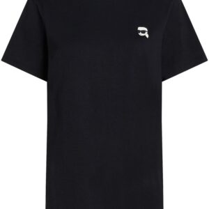 Karl Lagerfeld Ikonik logo-appliqué T-shirt