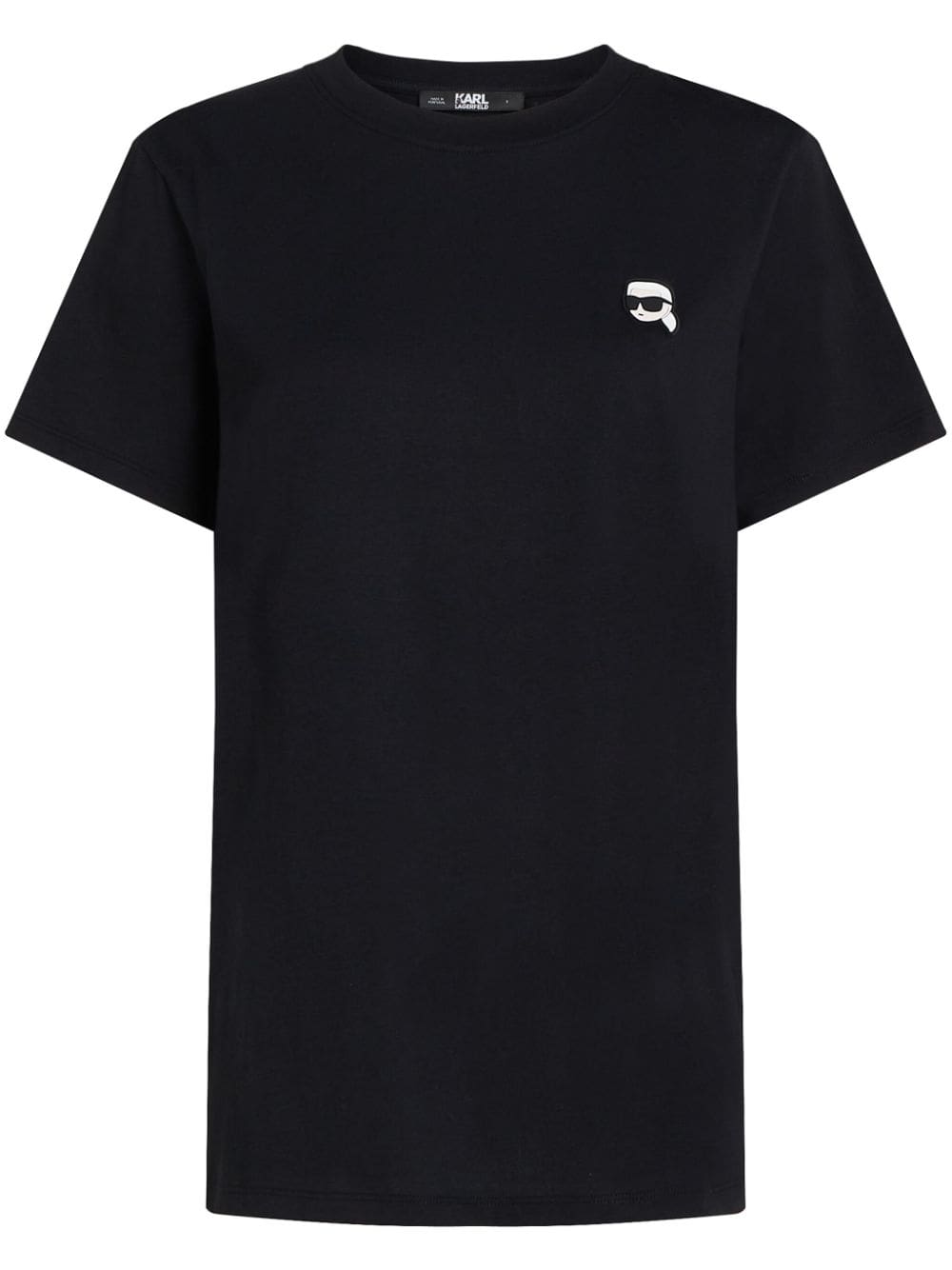 Karl Lagerfeld Ikonik logo-appliqué T-shirt