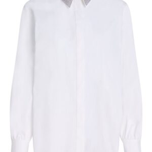 Karl Lagerfeld Essentials rhinestone-embellished shirt