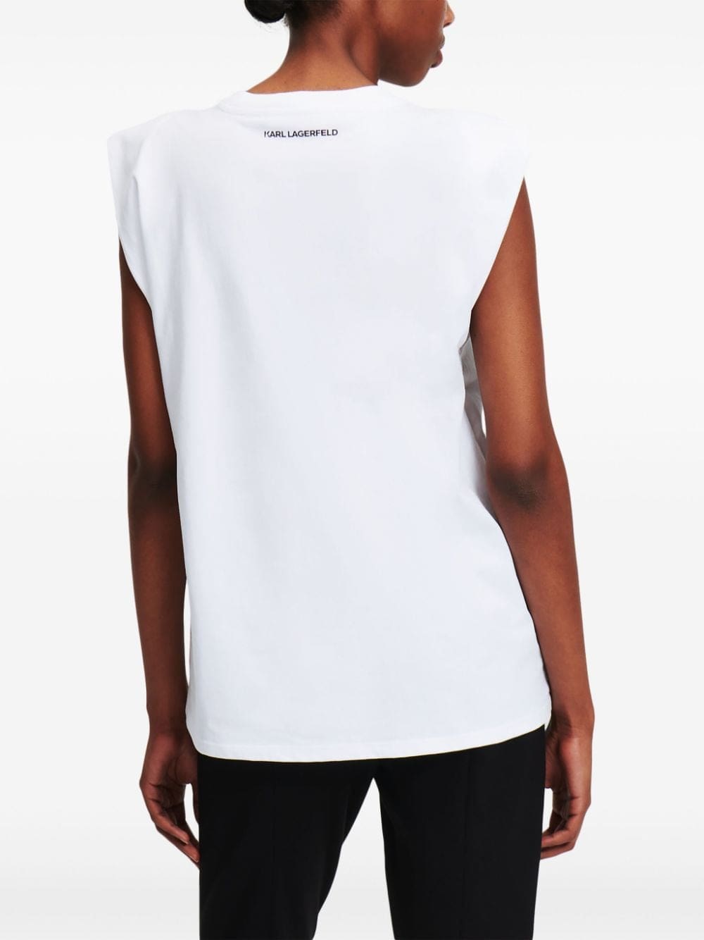 Karl Lagerfeld Ikonik appliqué-detail tank top - Image 4