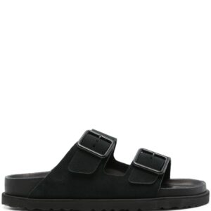 Birkenstock Arizona suede slides