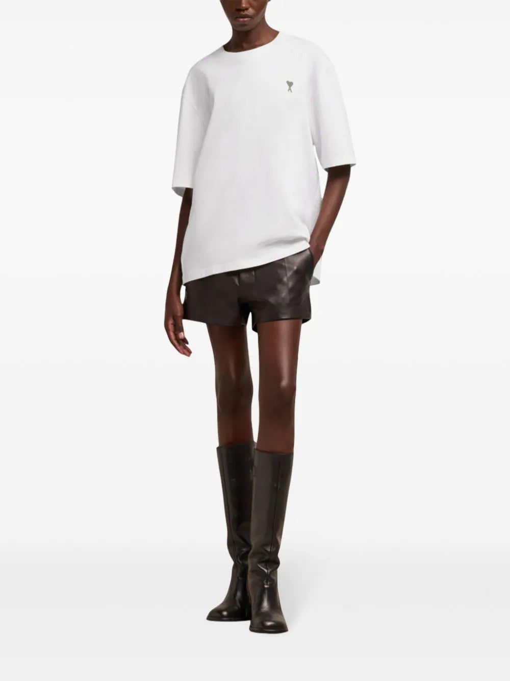 AMI Paris Ami De Coeur cotton T-shirt - Image 2