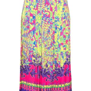 Versace Jeans Couture  abstract-print midi skirt