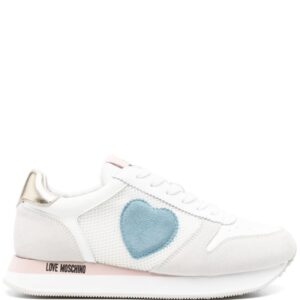 Moschino logo-patch panelled sneakers