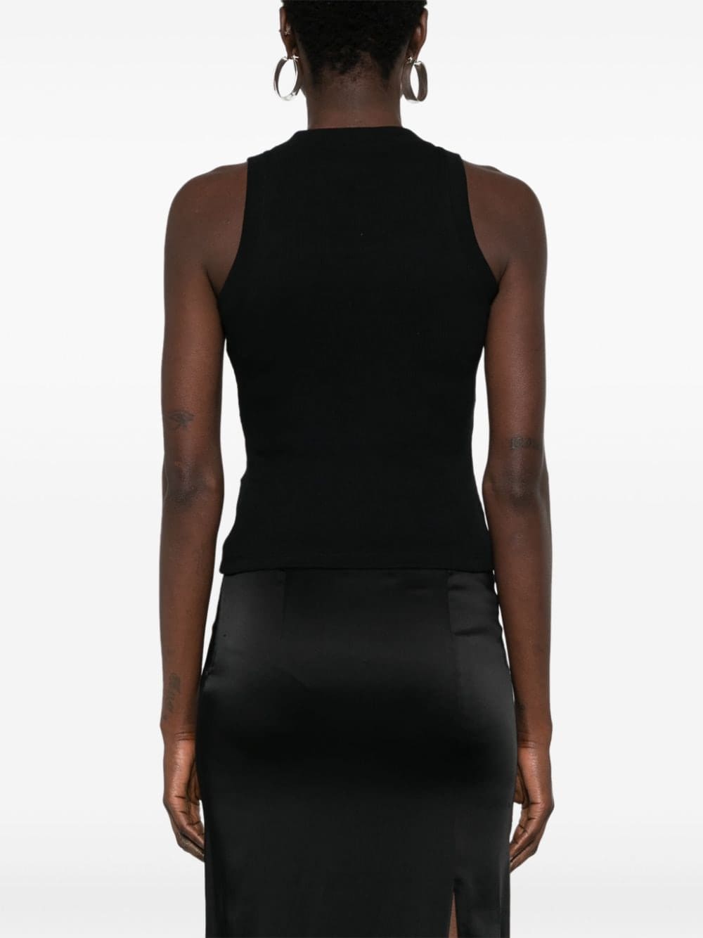 Off-White logo-embroidered ribbed tank top - Image 4