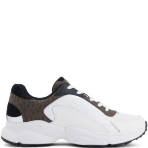 Michael Kors Sami panelled lace-up trainers