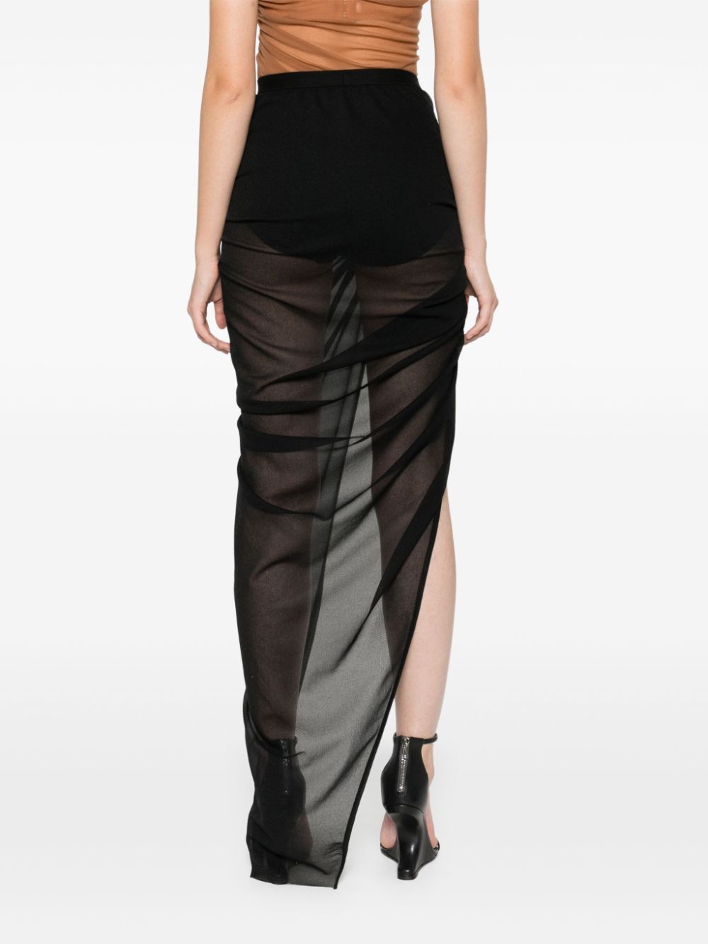 Rick Owens Lilies Edfu maxi skirt - Image 4