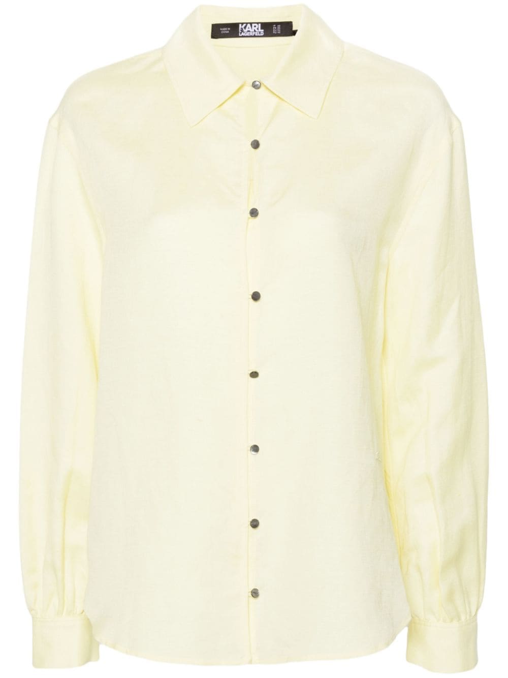 Karl Lagerfeld classic-collar buttoned shirt