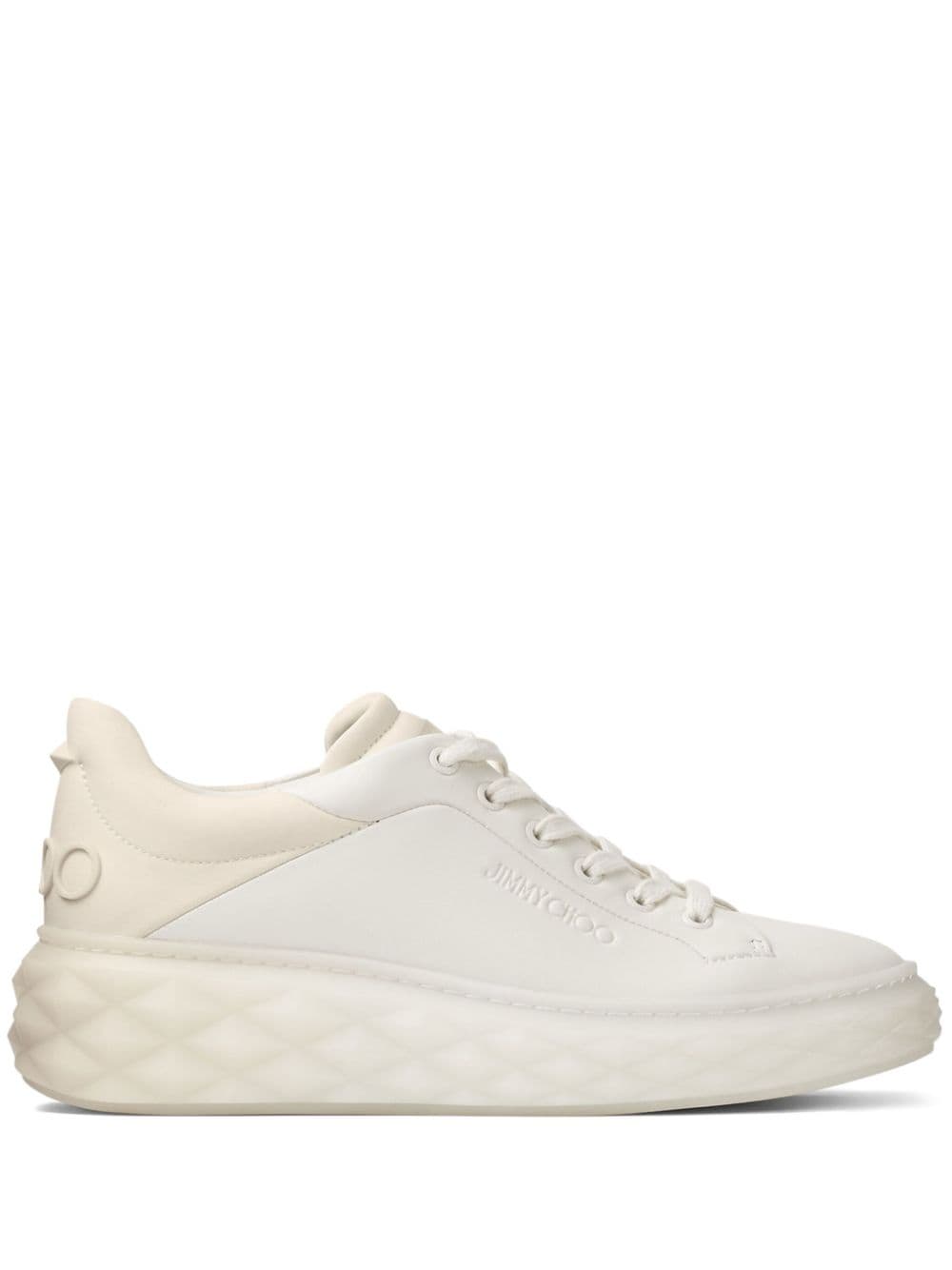 Jimmy Choo Diamond Maxi leather sneakers