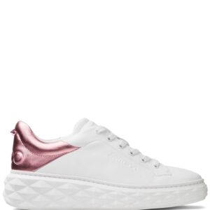 Jimmy Choo Diamond Maxi metallic-effect sneakers