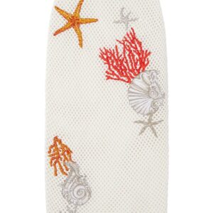 Versace  embroidered crochet-knit midi skirt