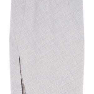 Versace asymmetric-hem pencil skirt