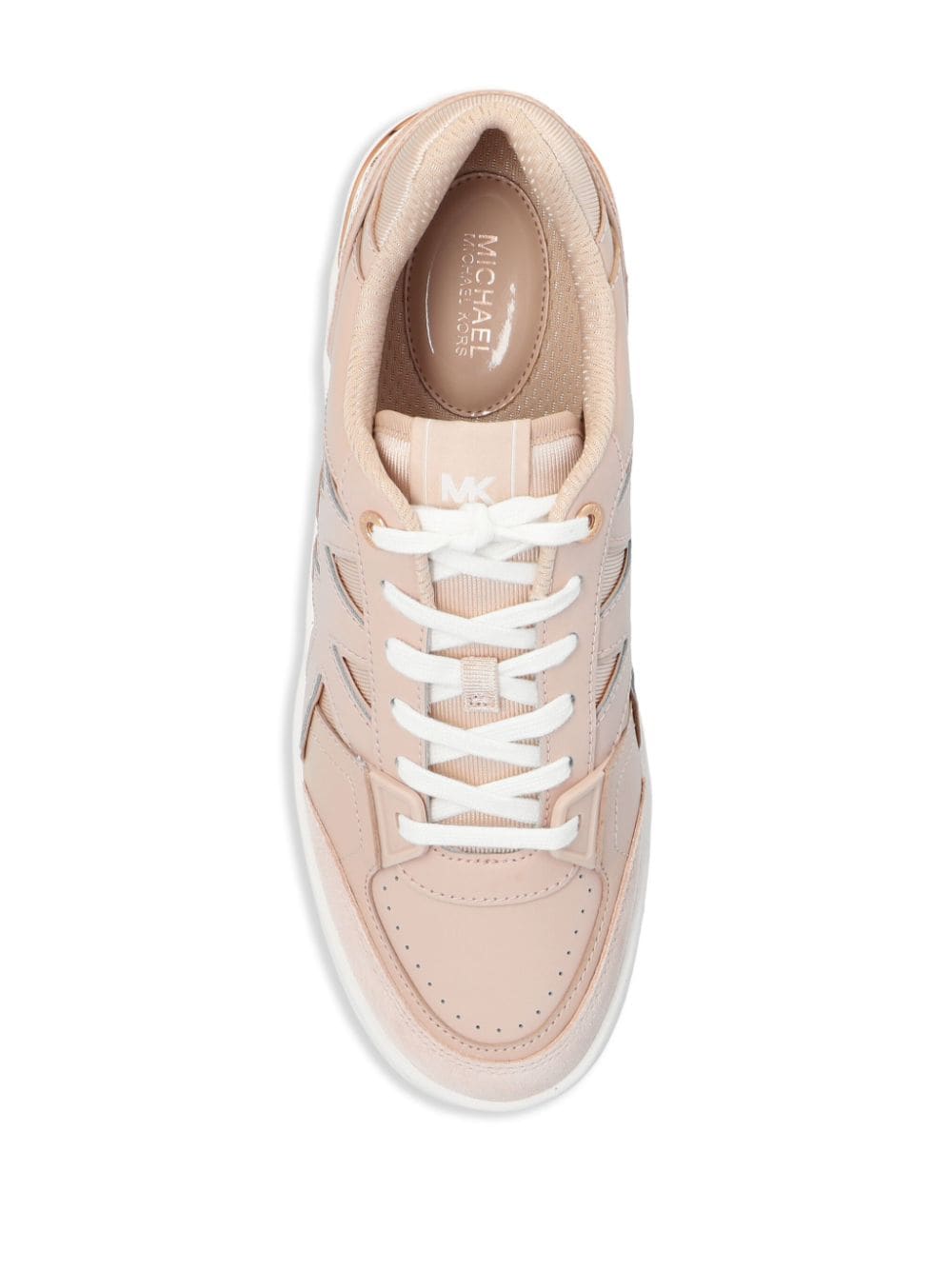 Michael Michael Kors logo-patch calf leather sneakers - Image 4