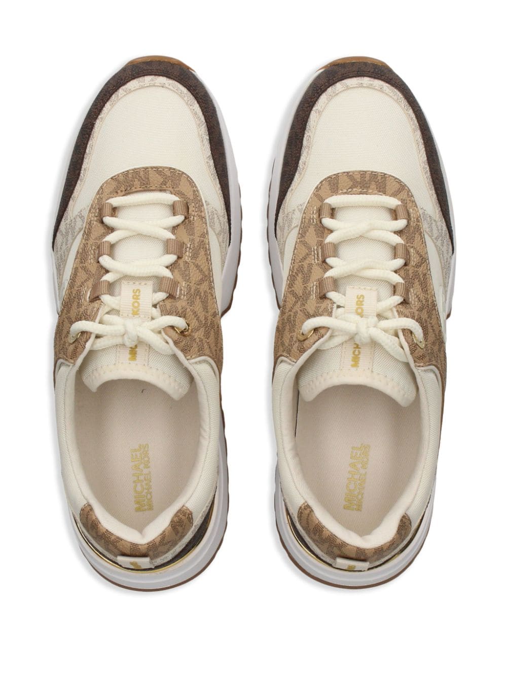Michael Michael Kors Percy monogram-pattern sneakers - Image 4