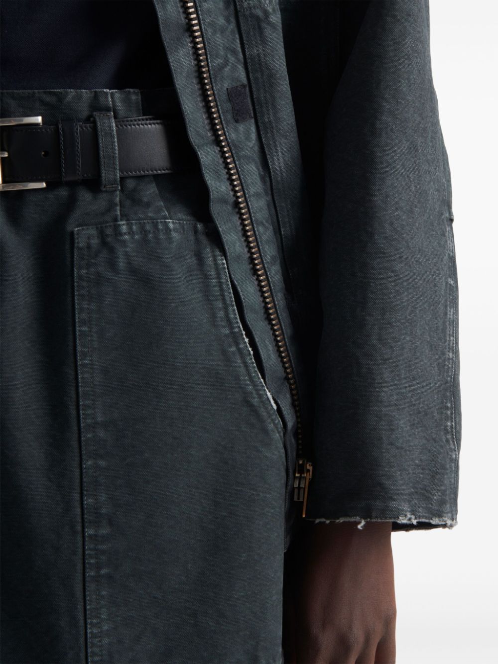 Prada A-line denim miniskirt - Image 4