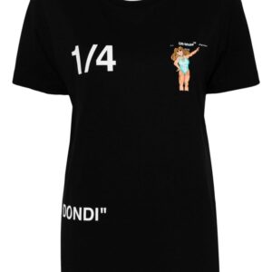 Off-White x Dondi Graffiti Girl cotton T-shirt