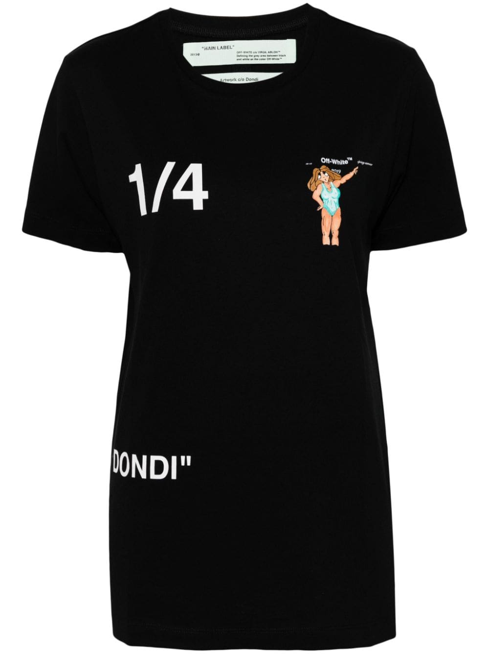 Off-White x Dondi Graffiti Girl cotton T-shirt