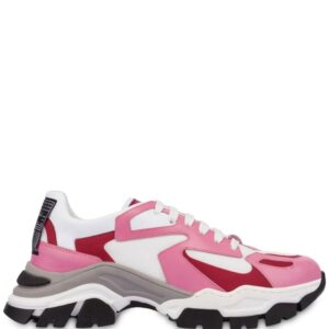 Moschino panelled lace-up sneakers