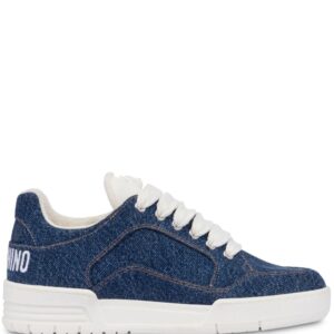 Moschino logo-print chunky denim sneakers