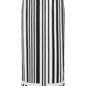 Moschino  logo-print striped skirt